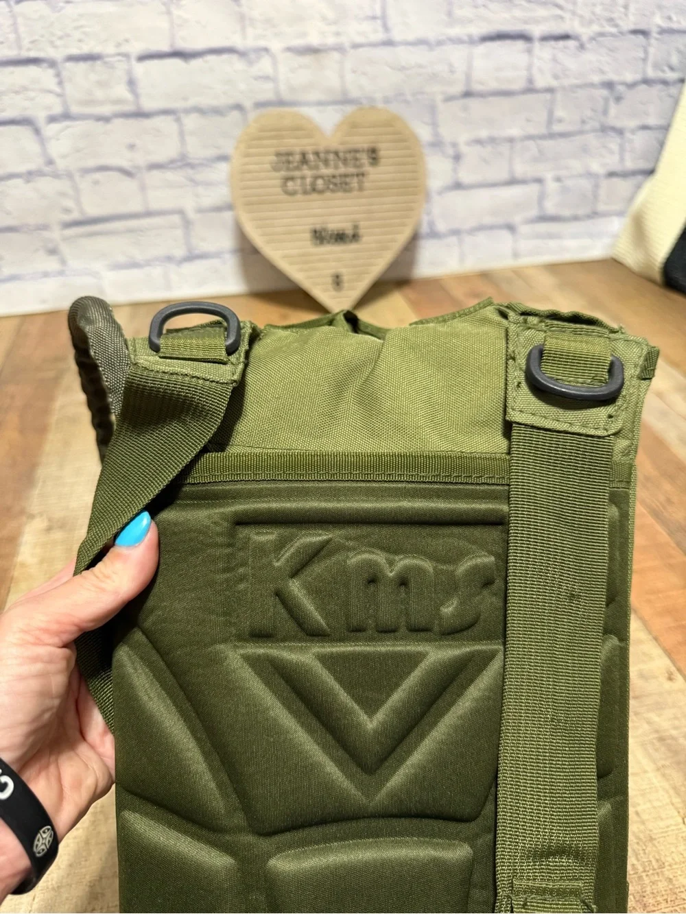 KMS Camo Hydration Carrier Water Bag Backpack Green Hiking Survival Gear